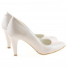 Chaussures élégantes femme 1234 vernis beige nacré