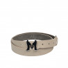 Ceinture femme 41m cuir beige