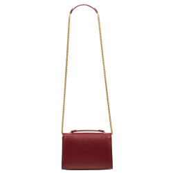 Sac bandoulière femme 009g rouge saffiano