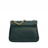 Sac à main femme porté épaule 005g vert forêt
