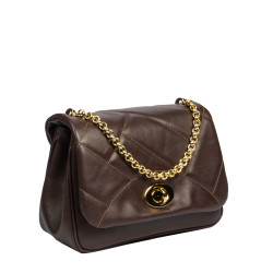 Sac à main pour femme 005g marron foncé