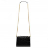 Sac à main femme épaule 009g croco verni noir