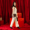 Sac à main femme épaule 015g 01 marron combiné lifestyle