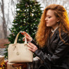 Sac à main femme épaule 004g beige latte lifestyle