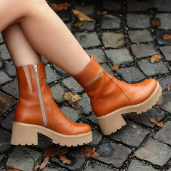 Bottes femme 3388 marron lifestyle