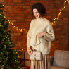 Sac femme à bandoulière 009g beige caviar lifestyle