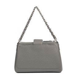 Sac à main femme bandoulière 003g 01 gris éléphant