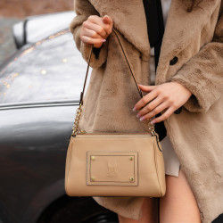 Sac à main femme bandoulière 016g nude