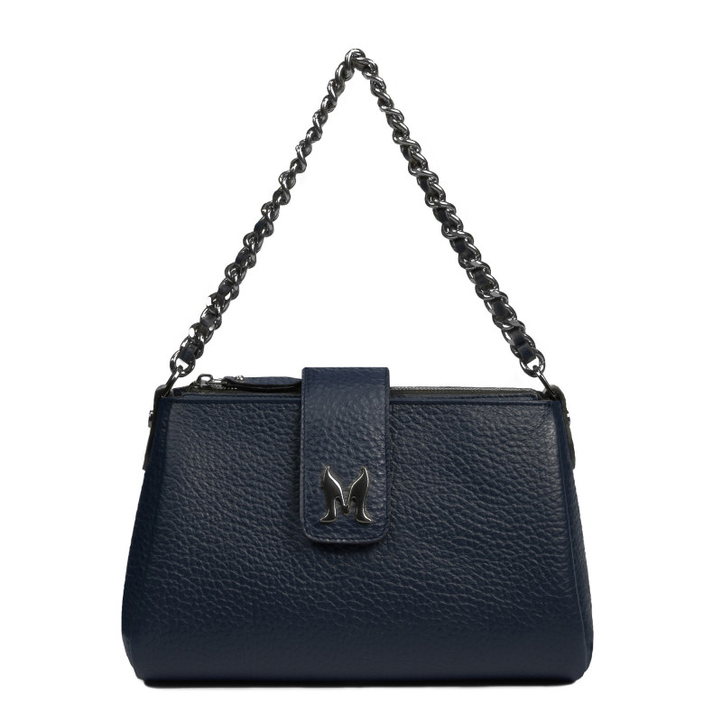 Sac à main femme bandoulière 003g 01 bleu éléphant