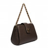 Sac à main femme à bandoulière 003g marron foncé