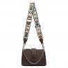 Sac à main pour femme 003g 01 marron foncé