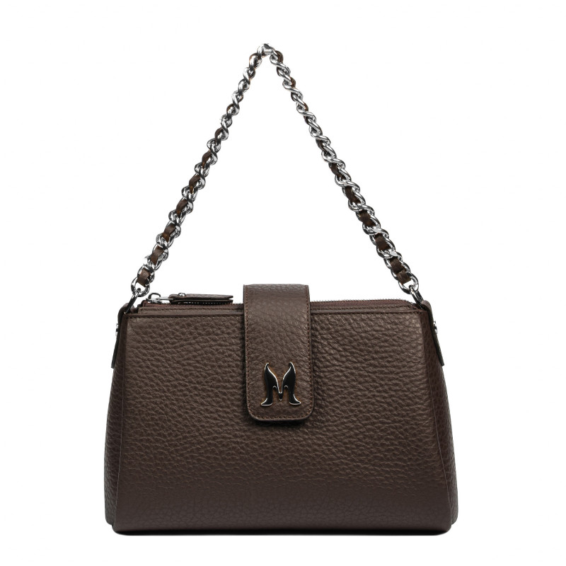 Sac à main pour femme 003g 01 marron foncé