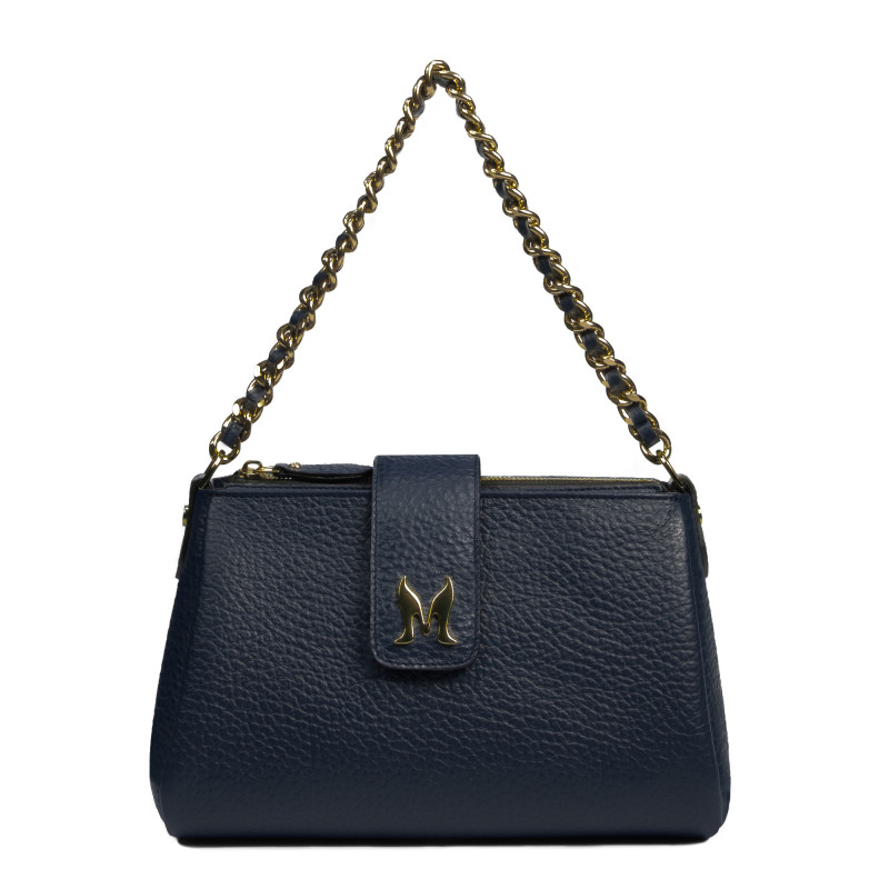 Sac à main femme bandoulière 003g bleu éléphant