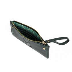 Portefeuille femme 202g vert foncé