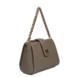 Sac à main femme à bandoulière 003g taupe