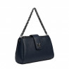 Sac à main femme bandoulière 003g 01 bleu éléphant