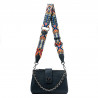 Sac à main femme bandoulière 003g 01 bleu éléphant