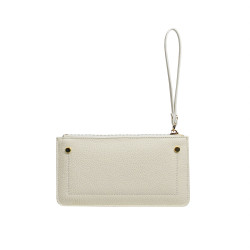 Portefeuille femme 202g blanc beige