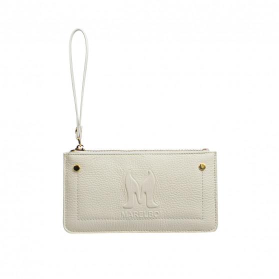 Portefeuille femme 202g blanc beige