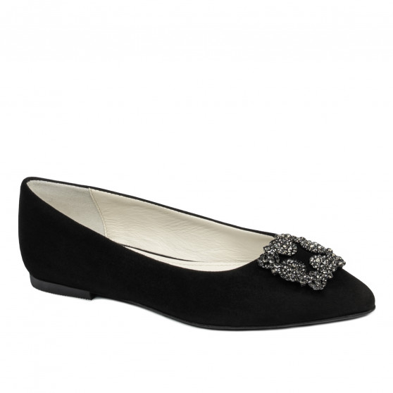 Ballerines femme 1301 noir antilope Ballerines femme 1301 noir antilope
