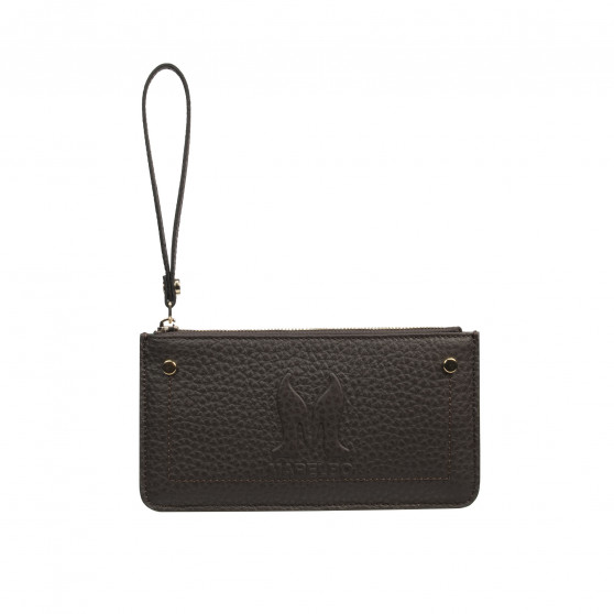 Portefeuille femme 202g marron foncé éléphant