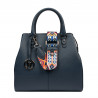 Sac à main femme 002g 01 bleu éléphant