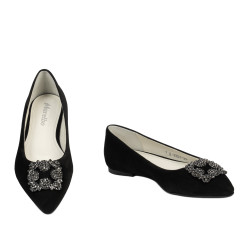 Ballerines femme 1301 noir antilope