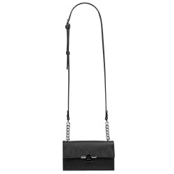 Sac à main femme bandoulière 020g 01 noir saffiano