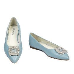 Ballerines femme 1301 bleu bébé