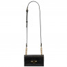 Sac à main femme épaule 020g croco noir