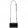 Sac à main femme épaule 020g croco noir