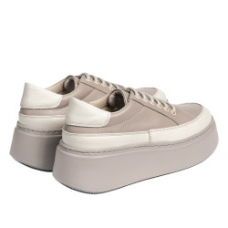Chaussures de sport femme 6070 sable combiné