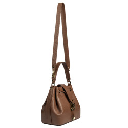Sac à bandoulière pour femme 018g marron éléphant