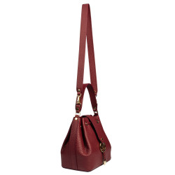 Sac à bandoulière femme 018g bordeaux
