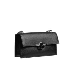 Sac à main femme bandoulière 020g 01 noir saffiano