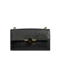 Sac à main femme bandoulière 020g noir safiano