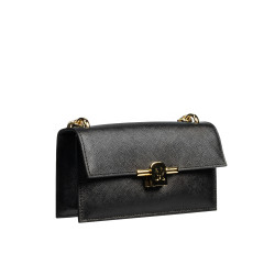 Sac à main femme bandoulière 020g noir safiano