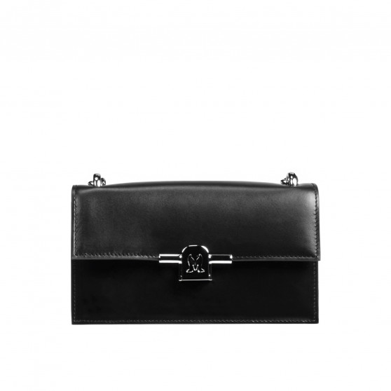 Sac à main femme à bandoulière 020g 01 noir nappa Sac à main femme à bandoulière 020g 01 noir nappa