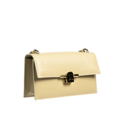 Sac à main femme bandoulière 020g capuccino saffiano
