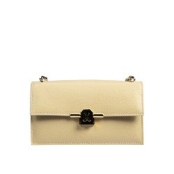Sac à main femme bandoulière 020g capuccino saffiano