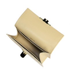 Sac à main femme bandoulière 020g capuccino saffiano