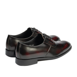 Chaussures élégantes hommes 959 en bordeau florantic