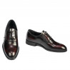 Chaussures élégantes hommes 959 en bordeau florantic