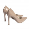 Chaussures élégantes femme 1302 vernis camel