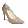 Chaussures élégantes femme 1302 vernis camel