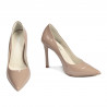 Chaussures élégantes femme 1302 vernis camel
