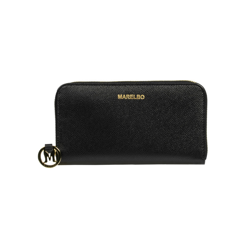 Portefeuille femme 200g noir caviar