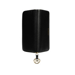 Portefeuille femme 200g noir caviar