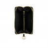 Portefeuille femme 200g noir caviar