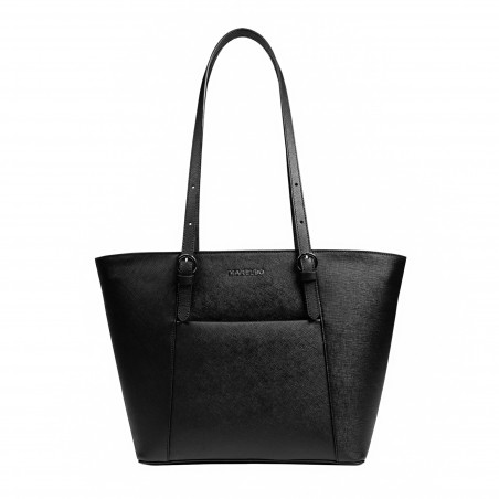 Sac à main femme bandoulière 021g 01 noir saffiano
